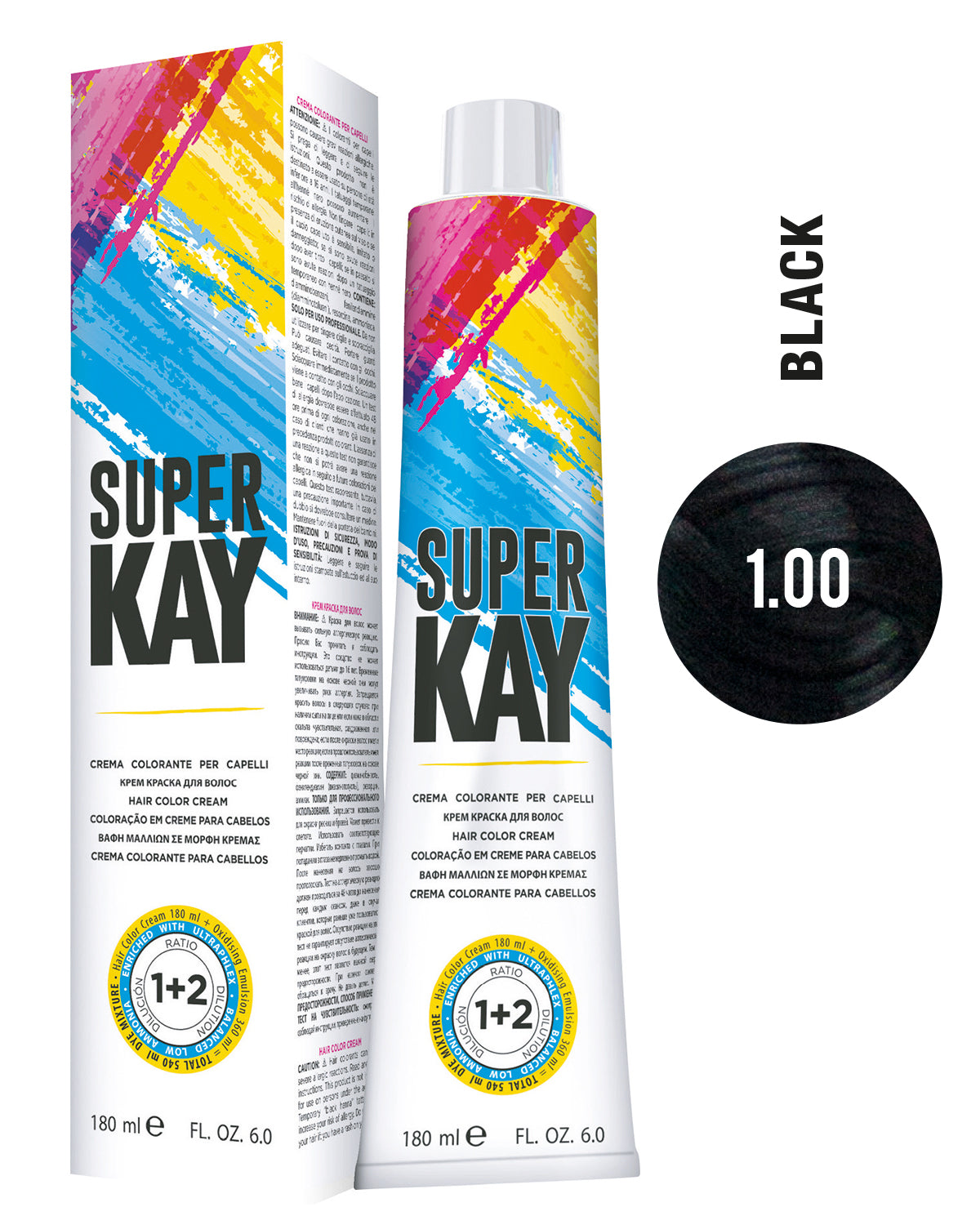 SUPER KAY CREMA COLORANTE 1.00 NEGRO