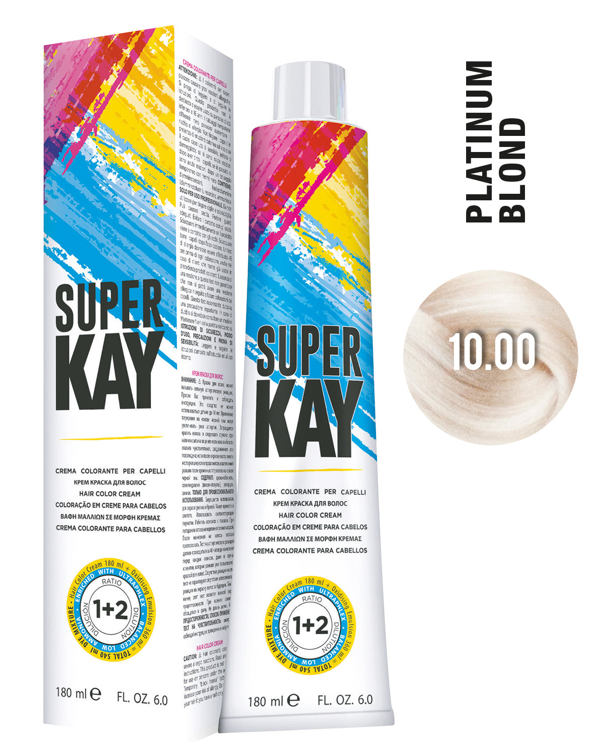 SUPER KAY CREMA COLORANTE 10.00 - RUBIO PLATINADO