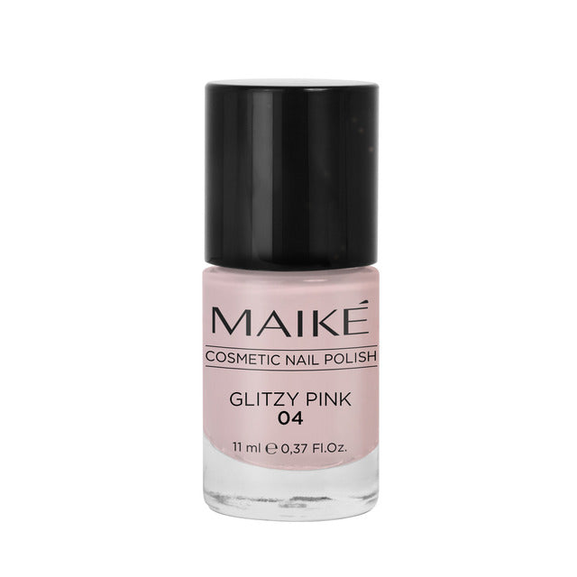 ESMALTE DE UÑAS - 04 GLITZY PINK - MAIKÉ