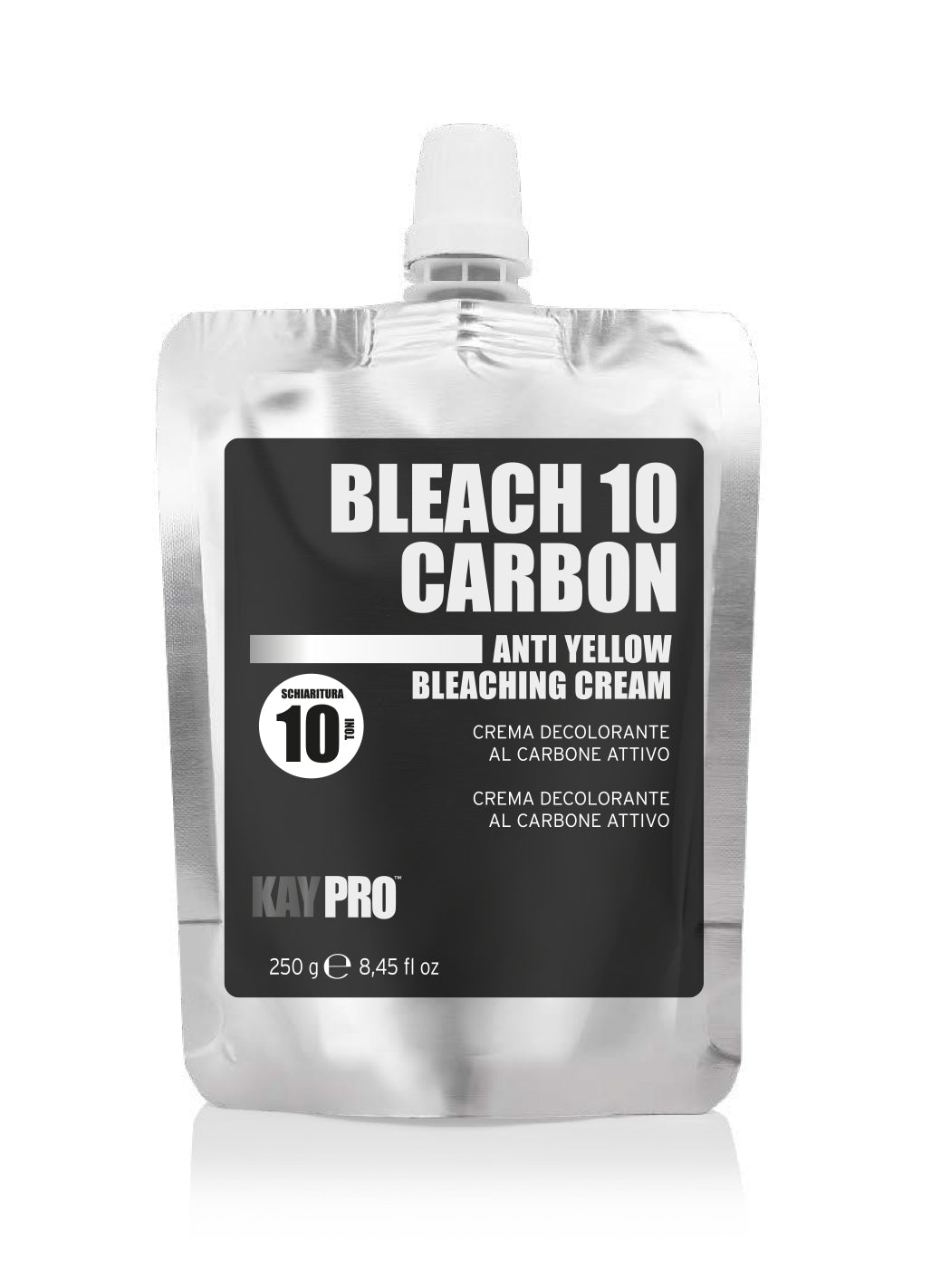 KAYPRO AntiYellowGigs - Bleach 10 Crema decolorante con carbón activo