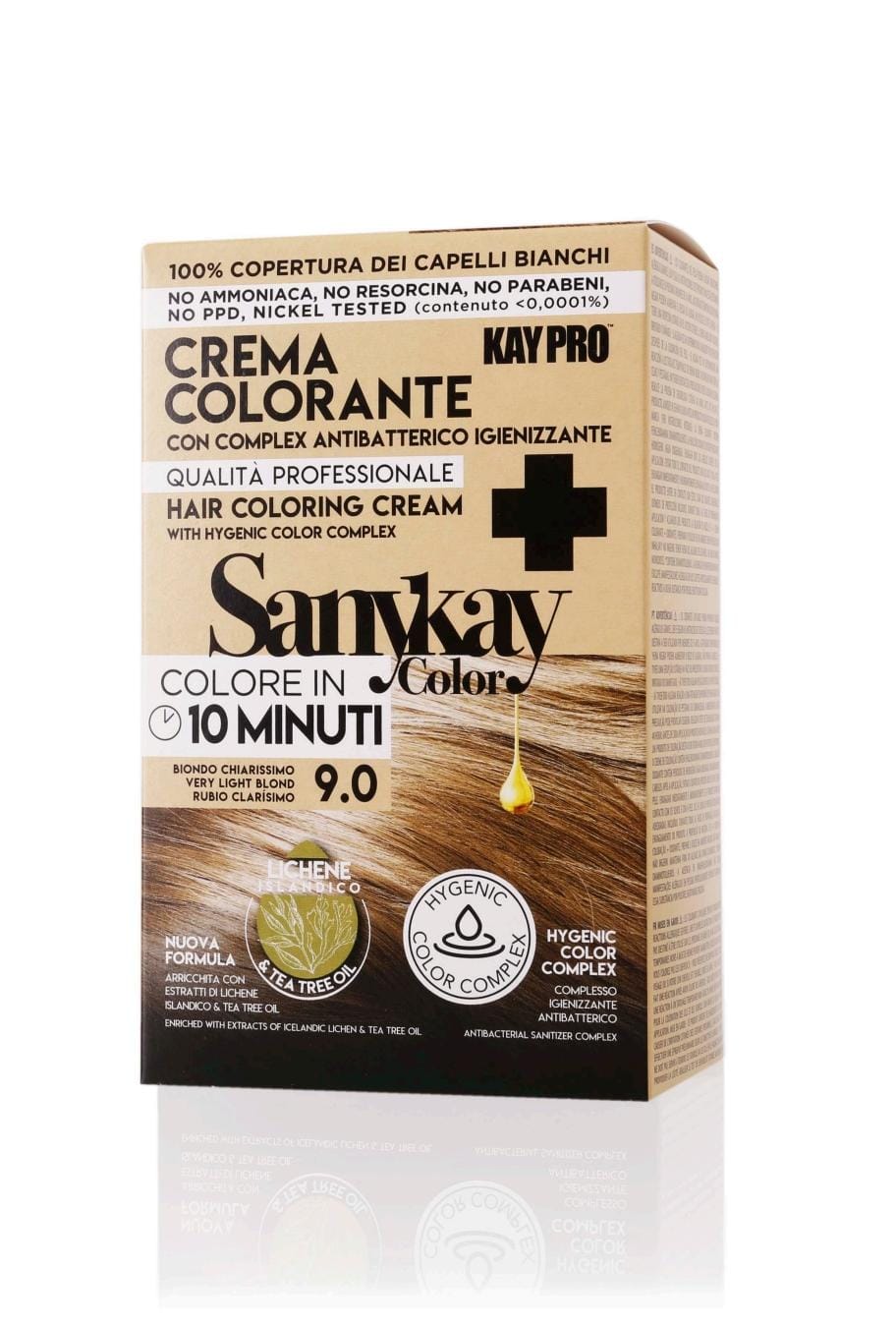 SANYKAY- KIT COLOR 9.0 RUBIO CLARISIMO