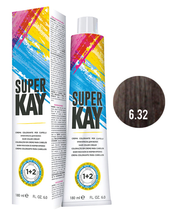 SUPER KAY CREMA COLORANTE 6.32 - RUBIO OSCURO BEIGE