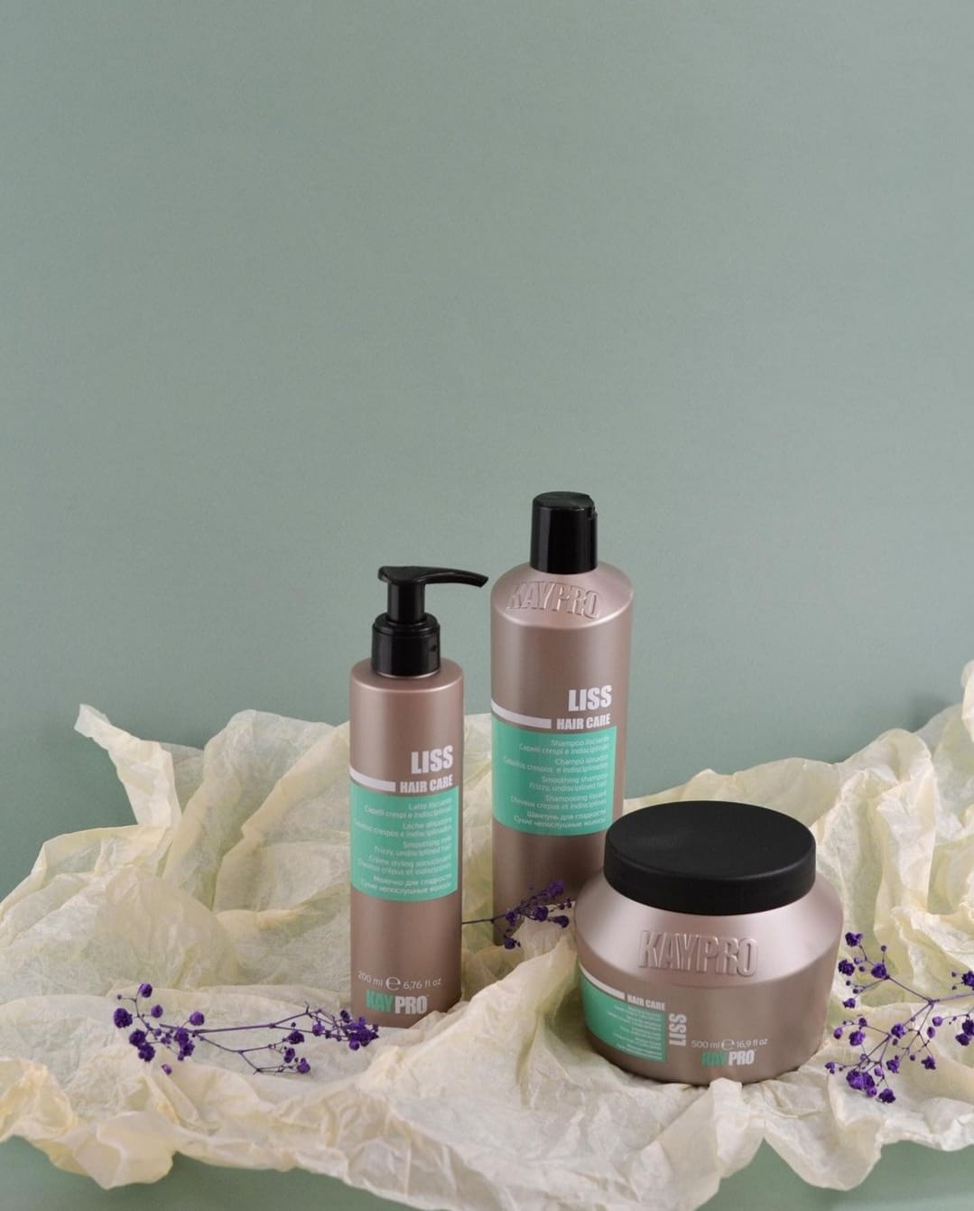 KAYPRO Liss - Champú alisador para cabellos encrespados.