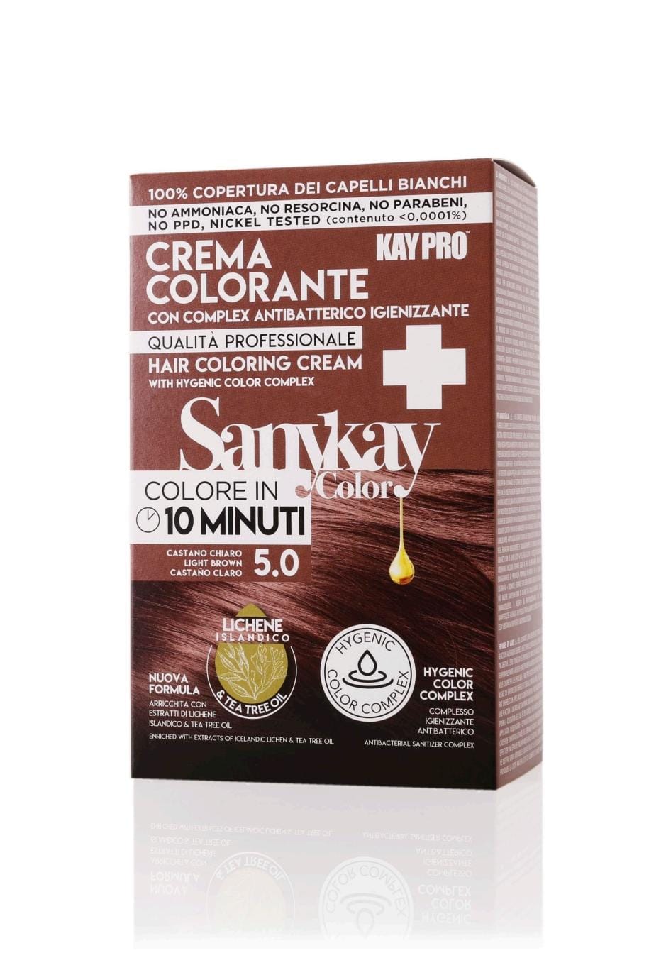 SANYKAY- KIT COLOR 5.0 CASTAÑO CLARO