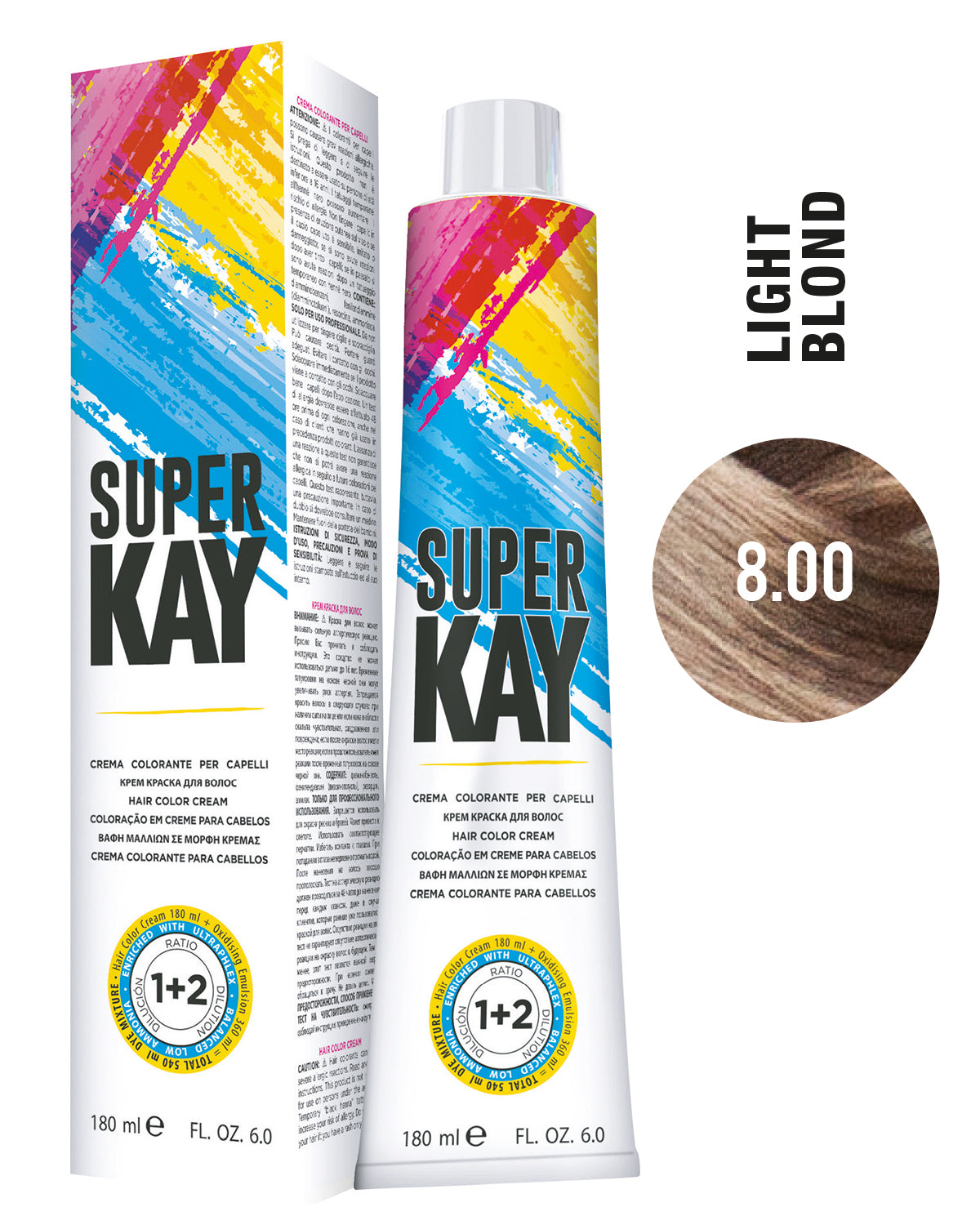 SUPER KAY CREMA COLORANTE 8.00 - RUBIO CLARO