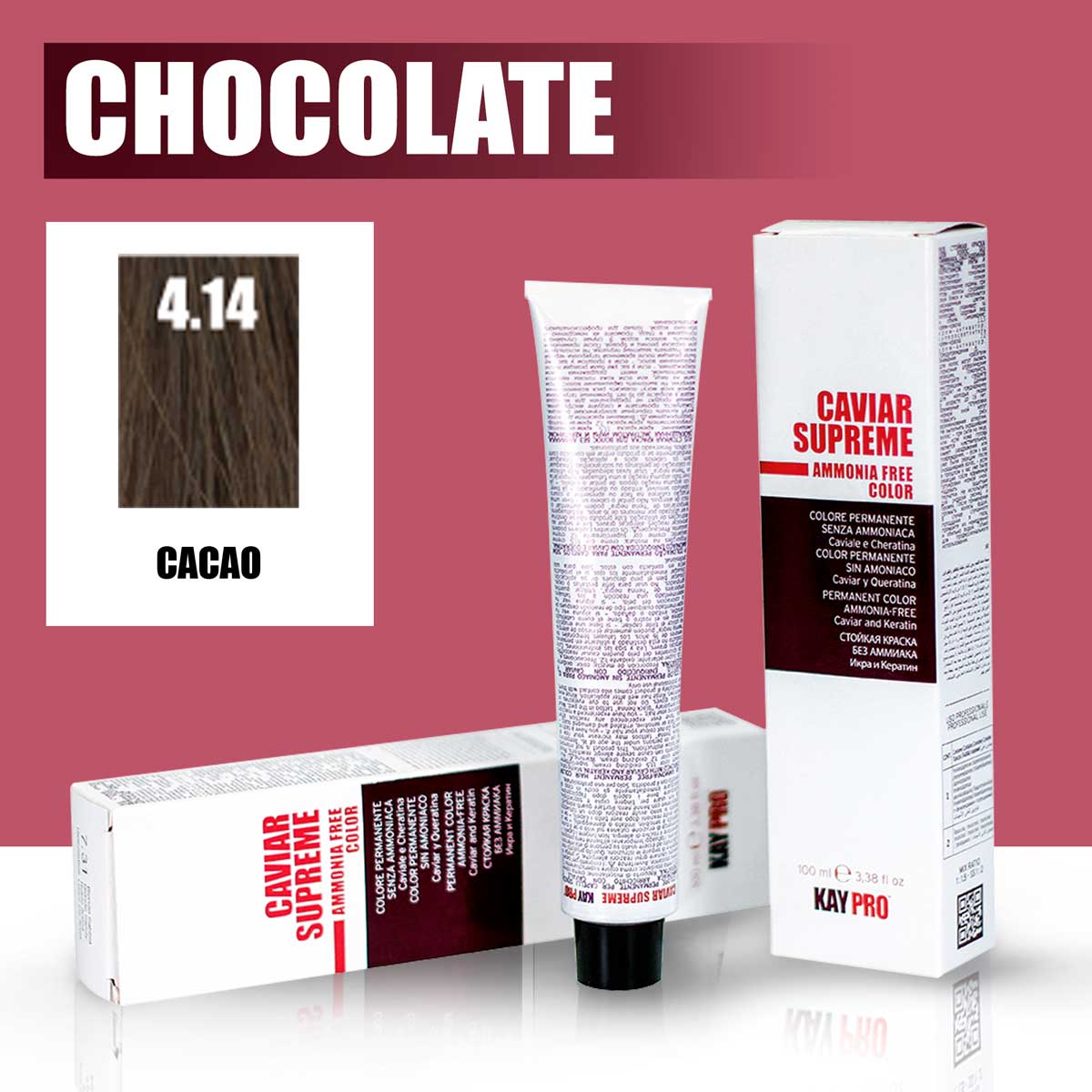 KAYPRO Caviar Supreme - Tinte Caviar Chocolate 4.14 (Cacao)