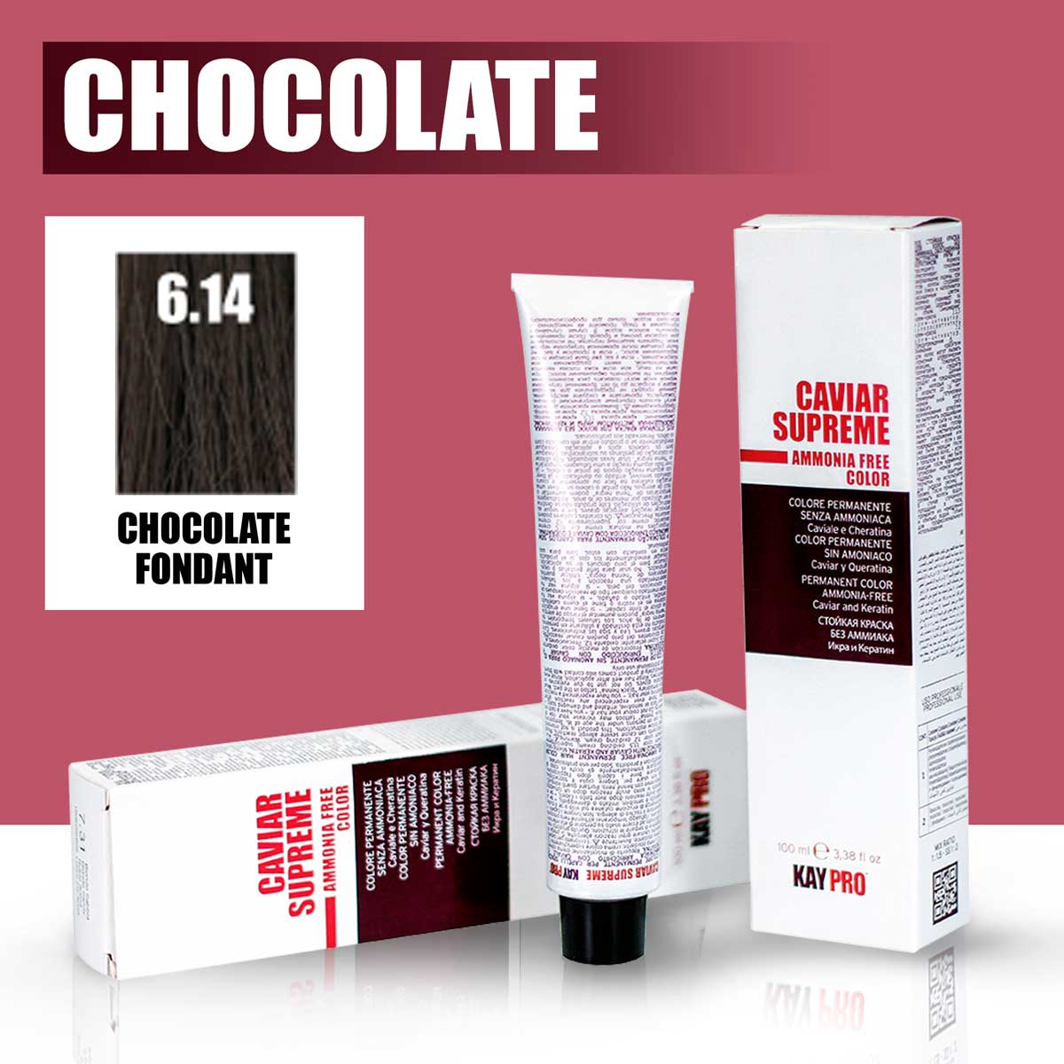 KAYPRO Caviar Supreme - Tinte Caviar Chocolate 6.14 (Chocolate Fondant)