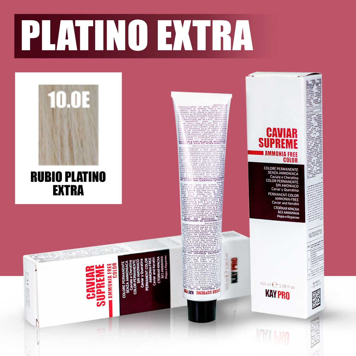 KAYPRO Caviar Supreme - Tinte Caviar Supreme Platinum Extra 10.0E (Rubio Platino Extra)