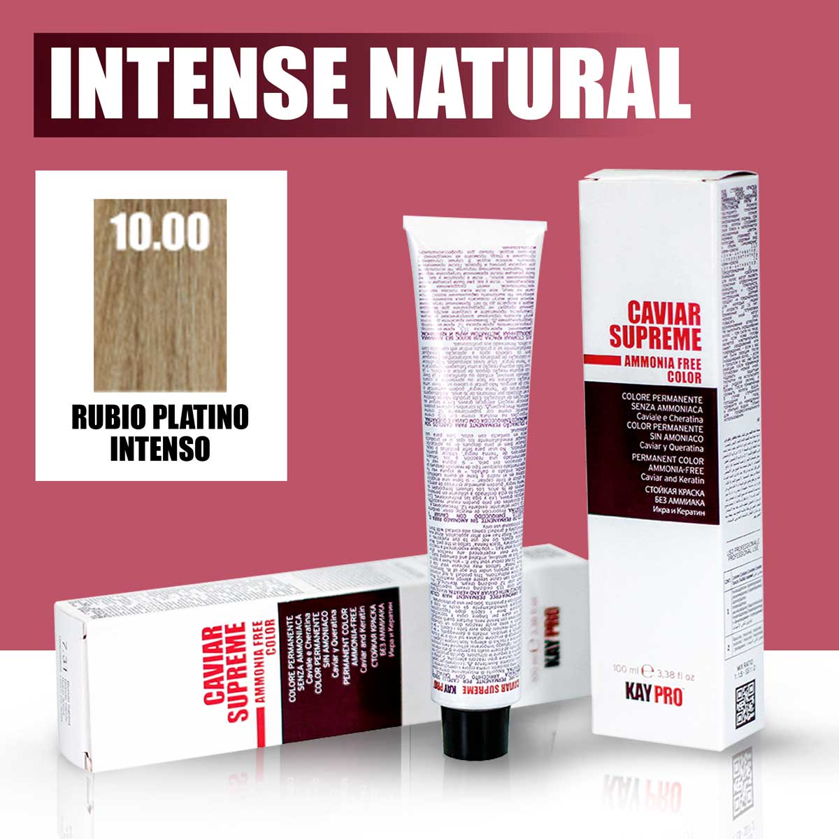 KAYPRO Caviar Supreme - Tinte Caviar Intense Natural 10.00 (Rubio Platino Intenso)