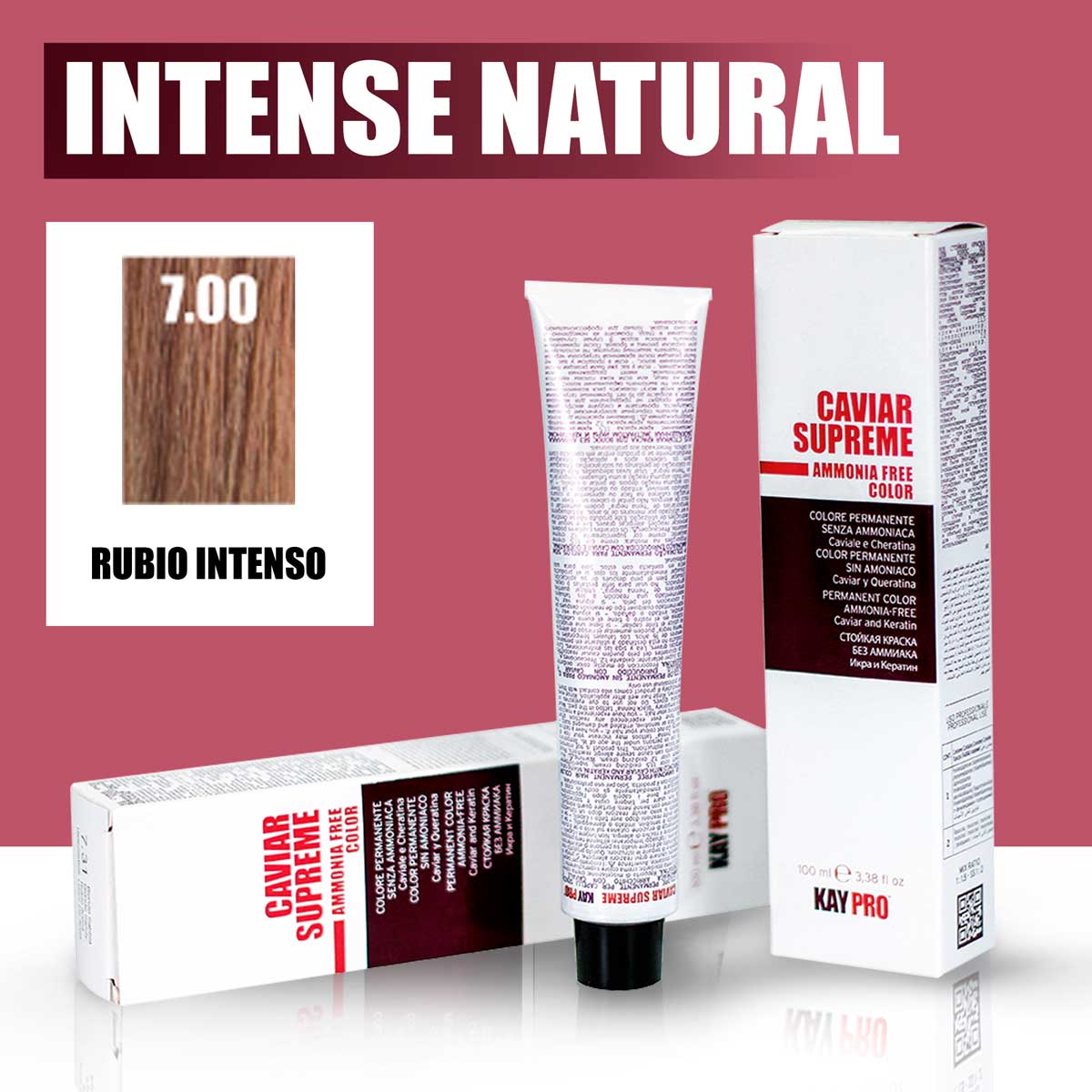 KAYPRO Caviar Supreme - Tinte Caviar Intense Natural 7.00 (Rubio Intenso)