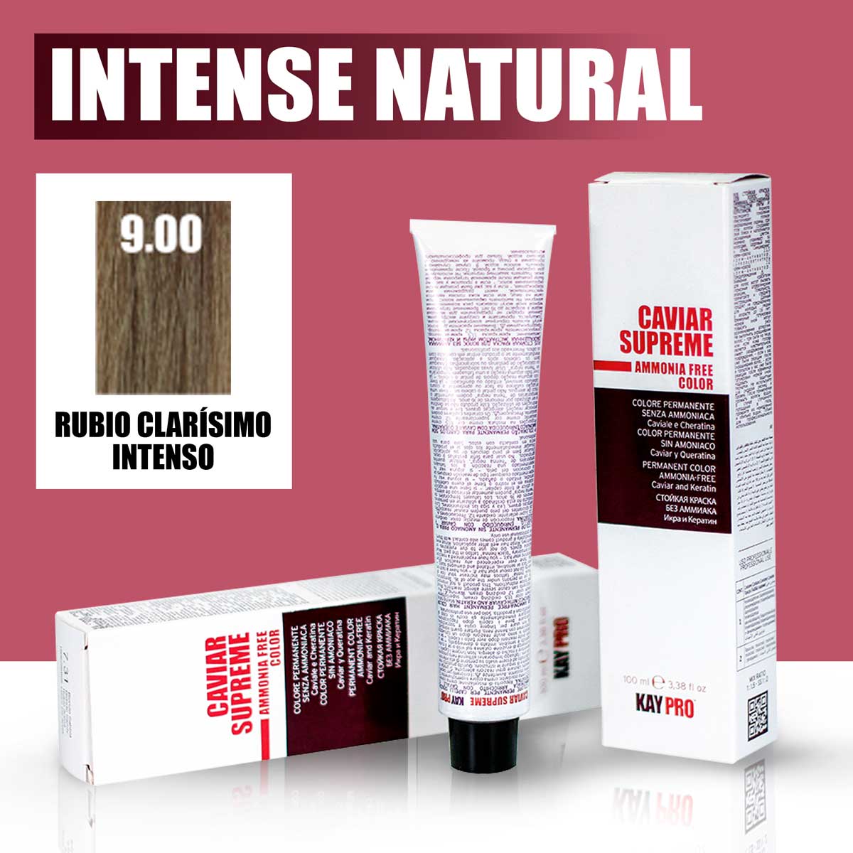 KAYPRO Caviar Supreme - Tinte Caviar Intense Natural 9.00 (Rubio Clarísimo Intenso)