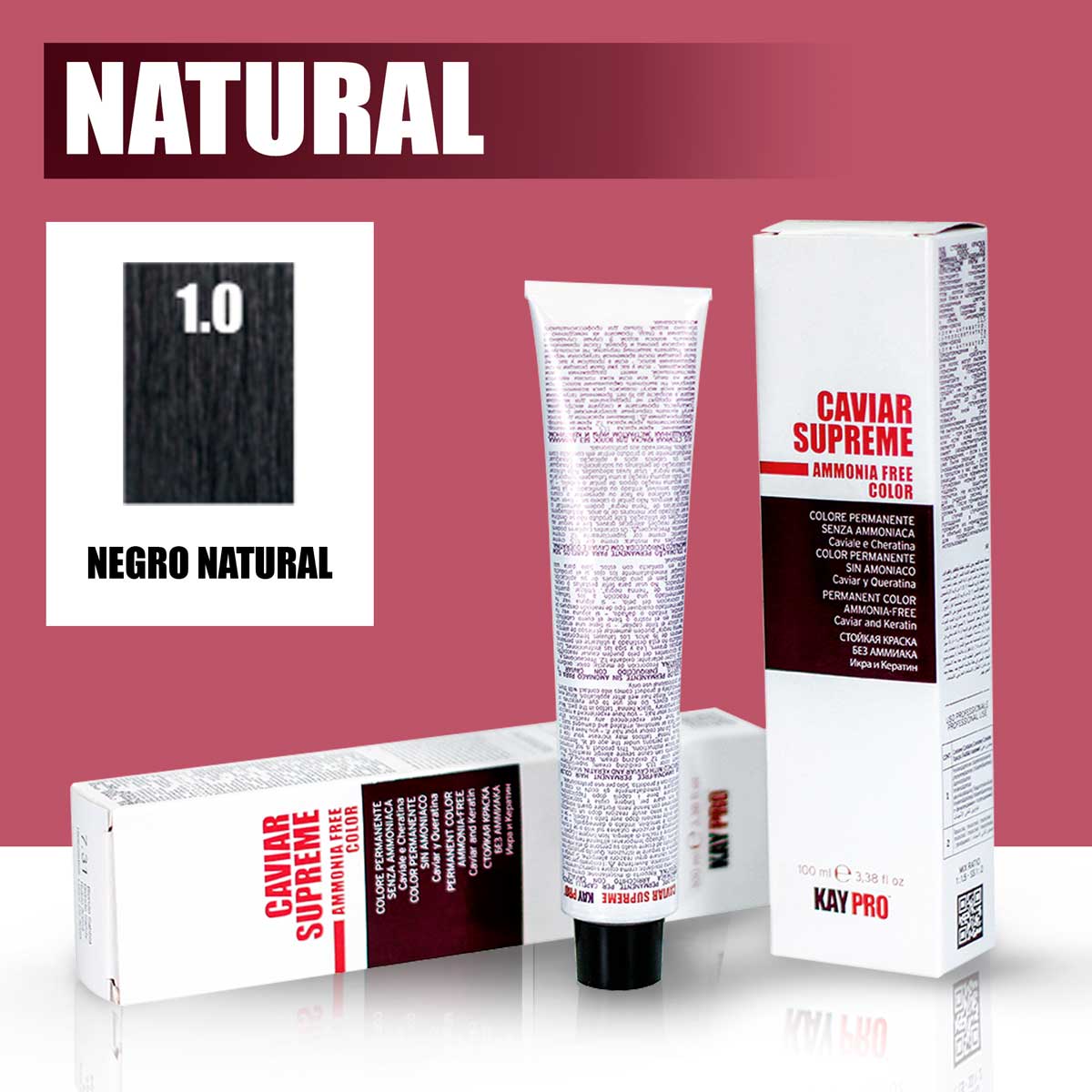 KAYPRO Caviar Supreme - Tinte Caviar Natural 1.0 (Negro)