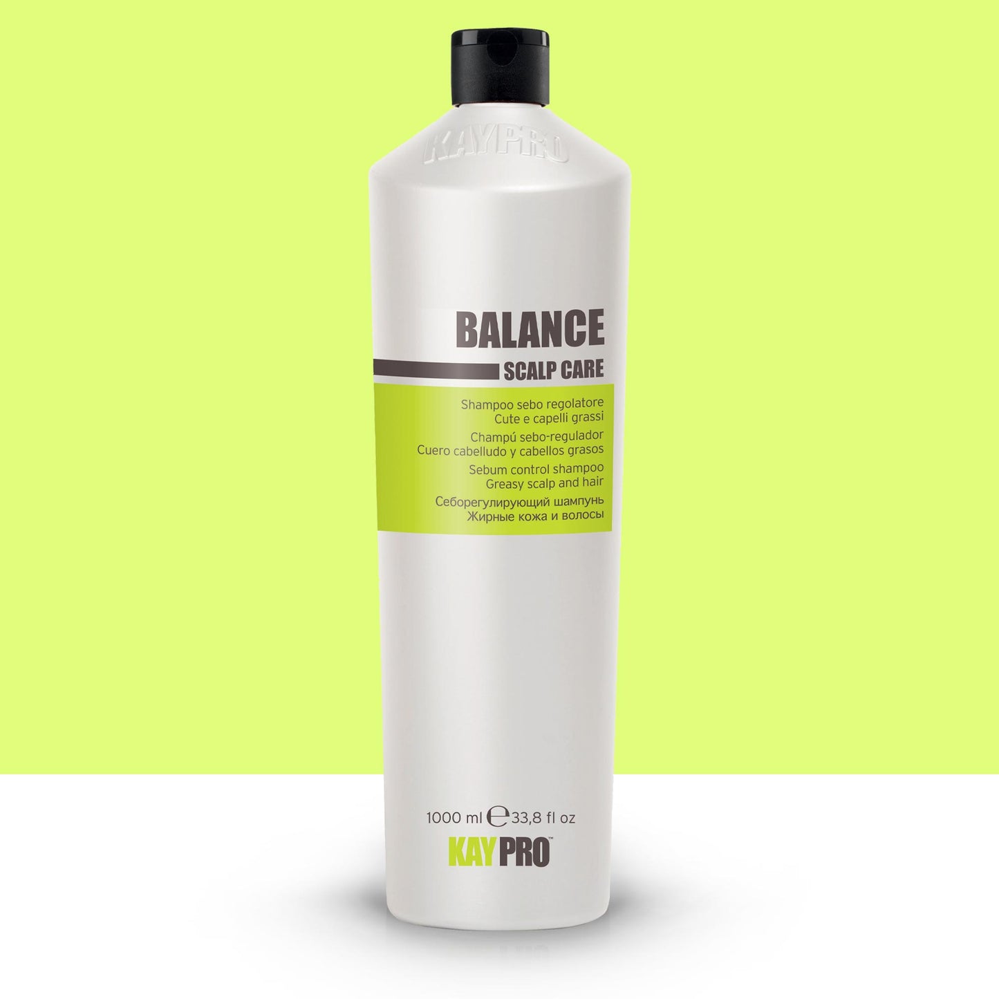 KAYPRO Balance - Champú para cuello cabelludo y cabello graso 1000 ml.