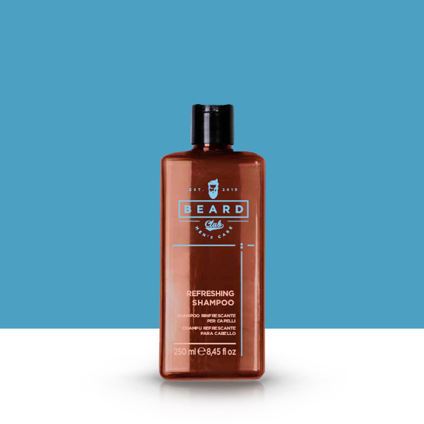 KAYPRO Beard Club - Champú refrescante a base de mentol 250 ml.