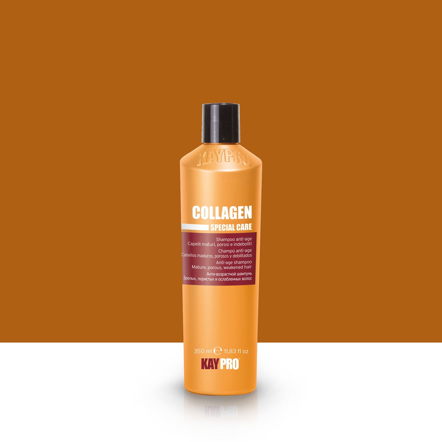 KAYPRO Collagen - Champú con colágeno para cabello maduro poroso y débil 350 ml.