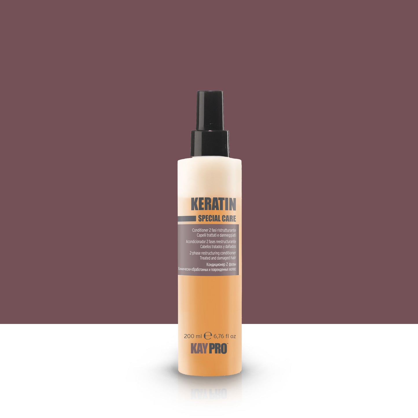 KAYPRO Keratin - Acondicionador reestructurante para cabello tratado y dañado 200 ml.
