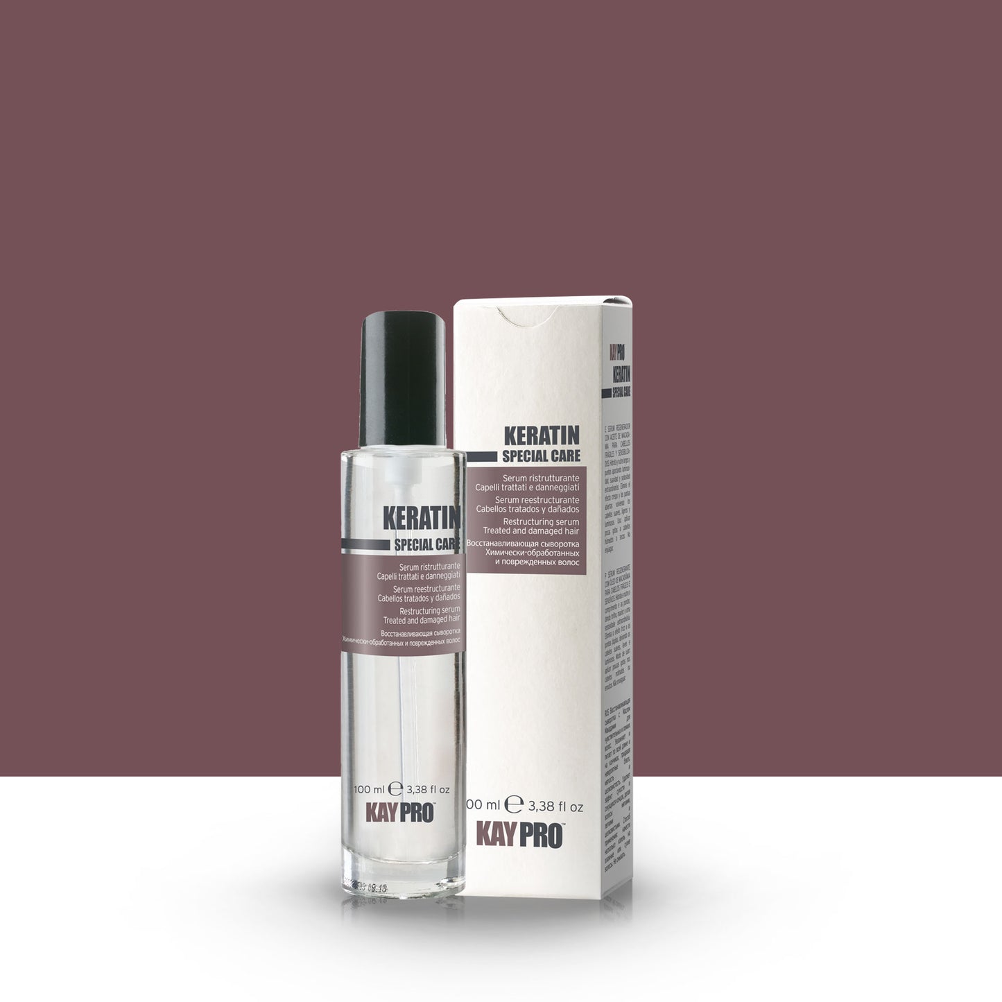 KAYPRO Keratin - Serum reestructurante para cabello tratado y dañado 100 ml.