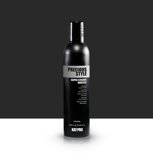 KAYPRO Precious Style - Espuma ultra fuerte para cabello rizado 250 ml.