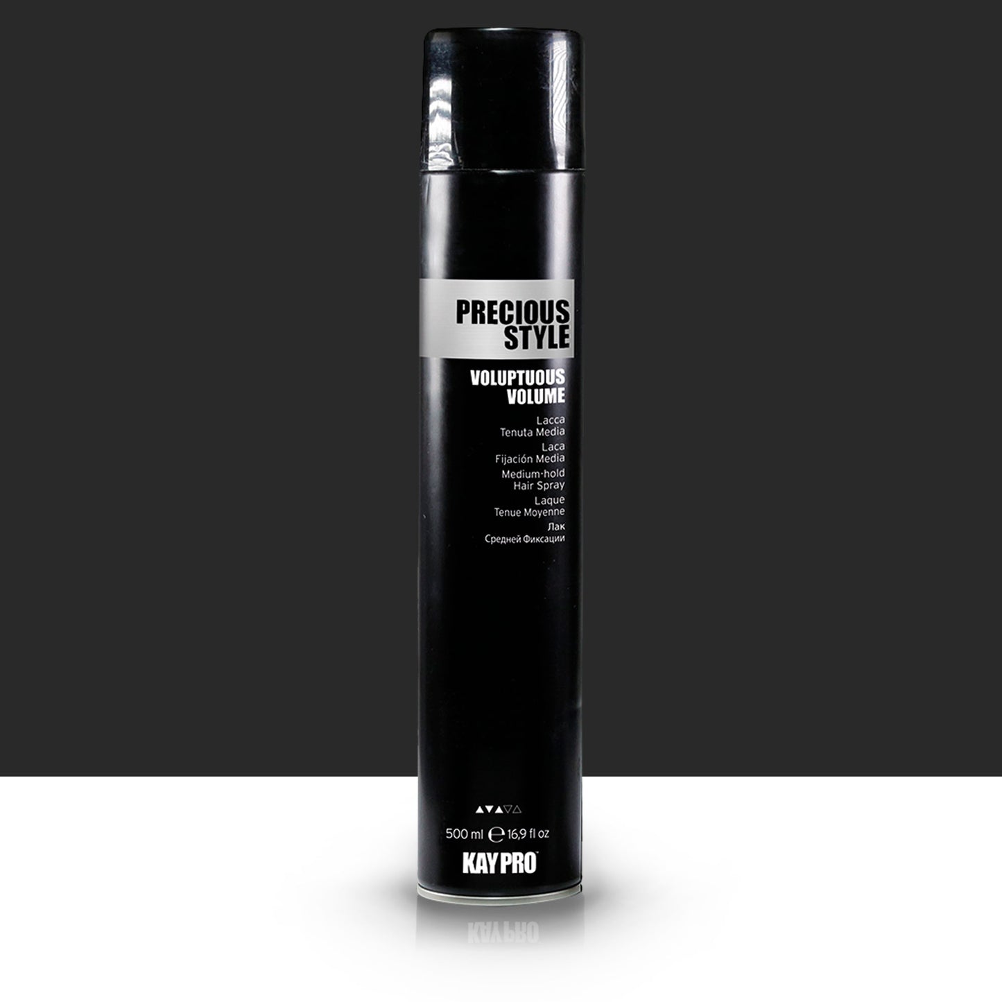 KAYPRO Precious Style - Laca spray fijación media para todo tipo de cabello 500 ml.