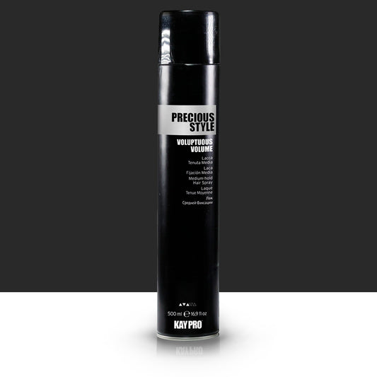 KAYPRO Precious Style - Laca spray fijación media para todo tipo de cabello 500 ml.