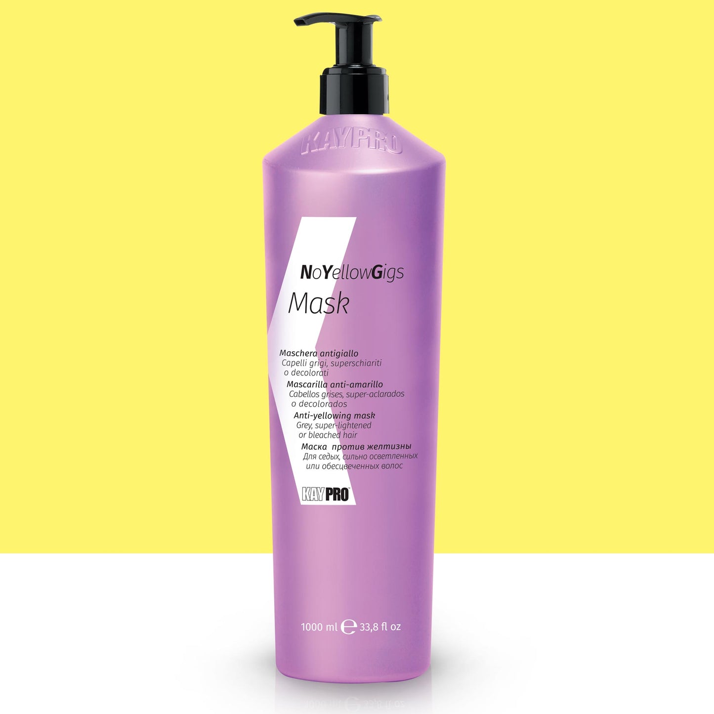 KAYPRO No Yellow - Mascarilla para cabellos rubios NoYellowGigs 1.000ml