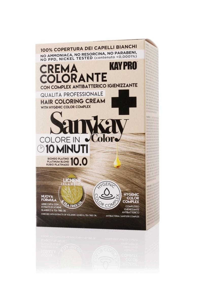 SANYKAY- KIT COLOR 10.0 RUBIO PLATINADO