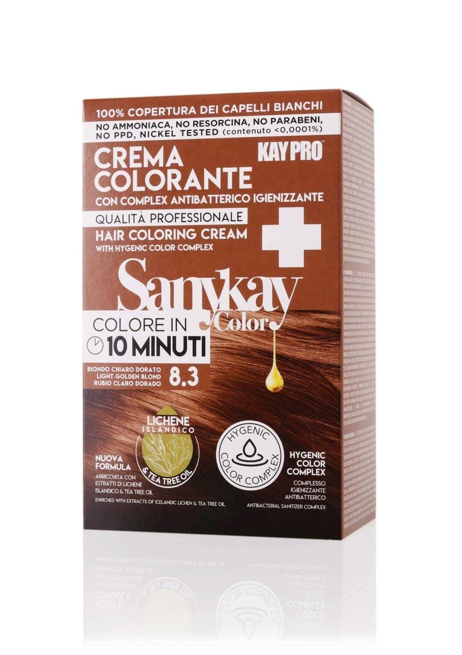 SANYKAY- KIT COLOR 8.3 RUBIO CLARO DORADO