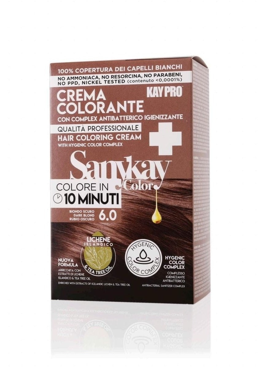 SANYKAY- KIT COLOR 6.0 RUBIO OSCURO