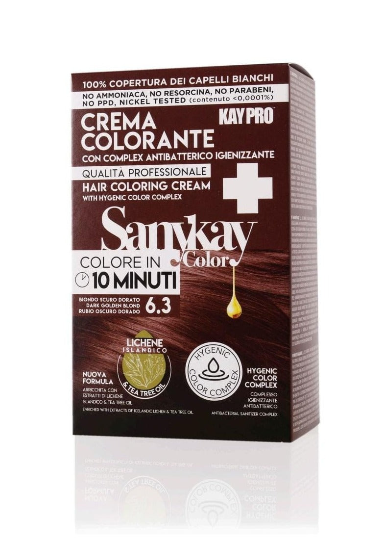 SANYKAY - KIT COLOR 6.3 RUBIO OSCURO DORADO
