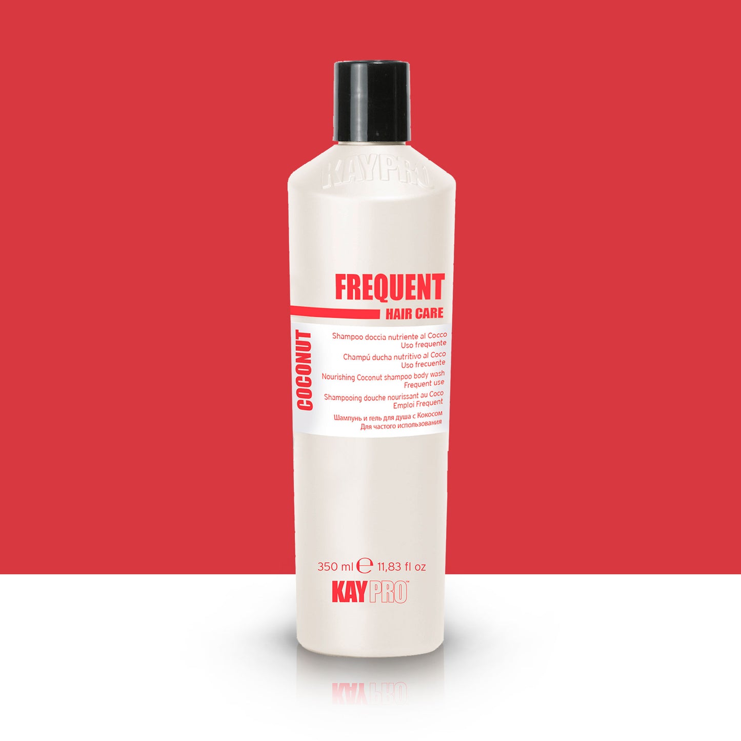 KAYPRO Frequent - Champú ducha nutritivo al coco para todo tipo de cabellos 350ml.