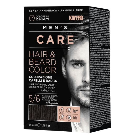 KIT KAYPRO MEN'S CARE CABELLO & BARBA 5/6 CASTAÑO CLARO