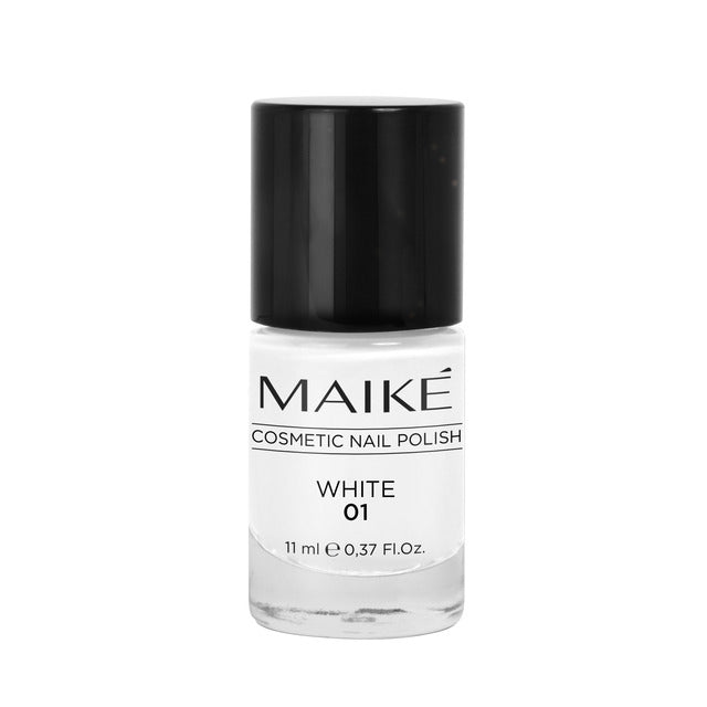 ESMALTE DE UÑAS - 01 WHITE  MAIKÉ