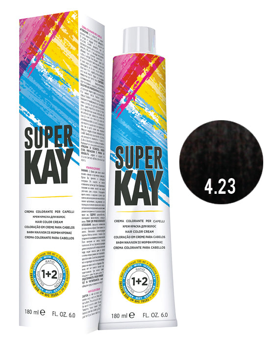 SUPER KAY CREMA COLORANTE 4.23 - CASTAÑO TABACO