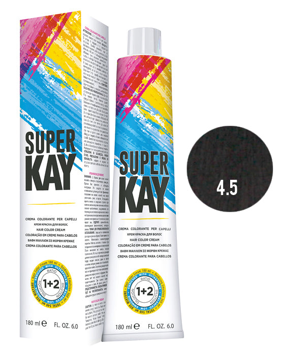 SUPER KAY CREMA COLORANTE 4.5 - CASTAÑO CAOBA