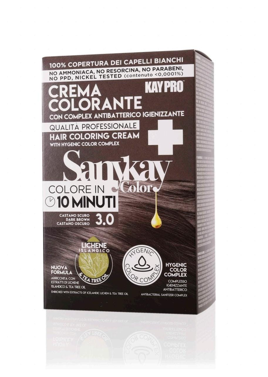 SANYKAY- KIT COLOR 3.0 CASTAÑO OSCURO