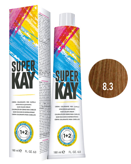 SUPER KAY CREMA COLORANTE 8.3 - RUBIO CLARO DORADO