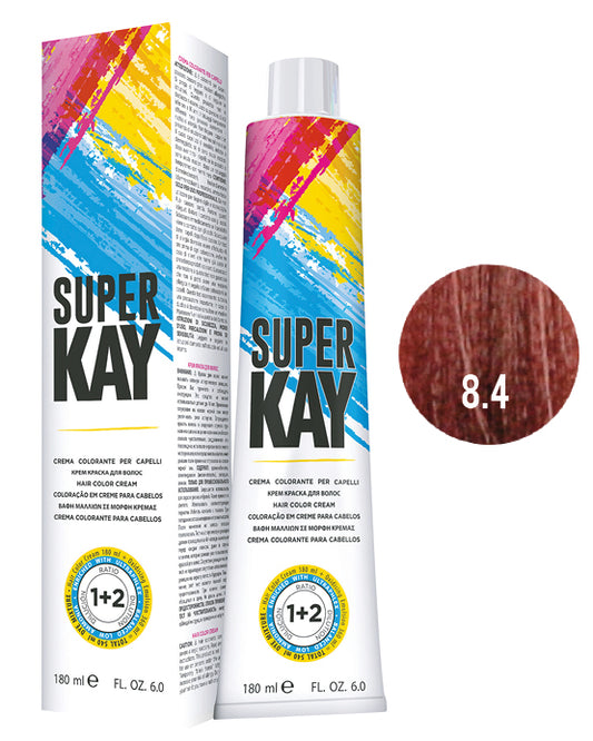 SUPER KAY CREMA COLORANTE 8.4 - RUBIO CLARO COBRIZO