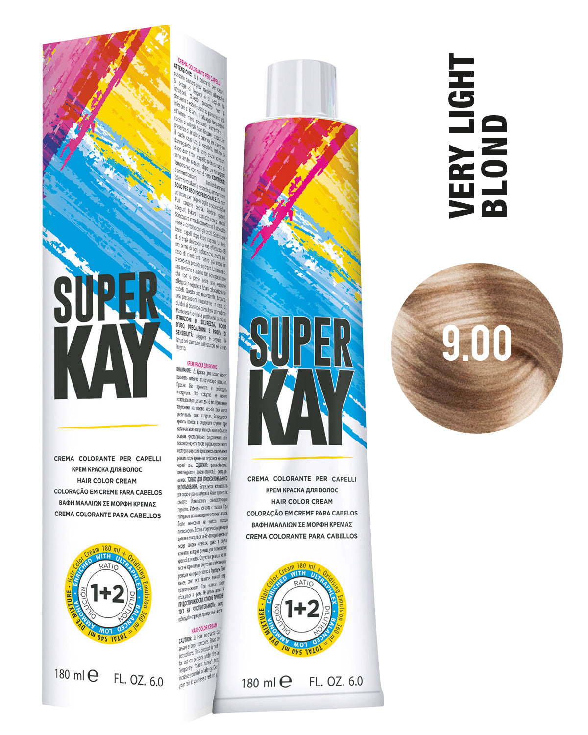 SUPER KAY CREMA COLORANTE 9.00 - RUBIO CLARÍSIMO