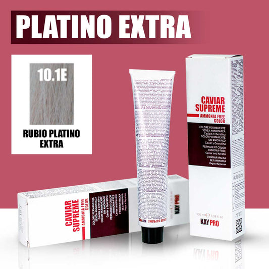 KAYPRO Caviar Supreme - Tinte Caviar Supreme Platinum Extra 10.1E (Rubio Platino Cenizo Extra)