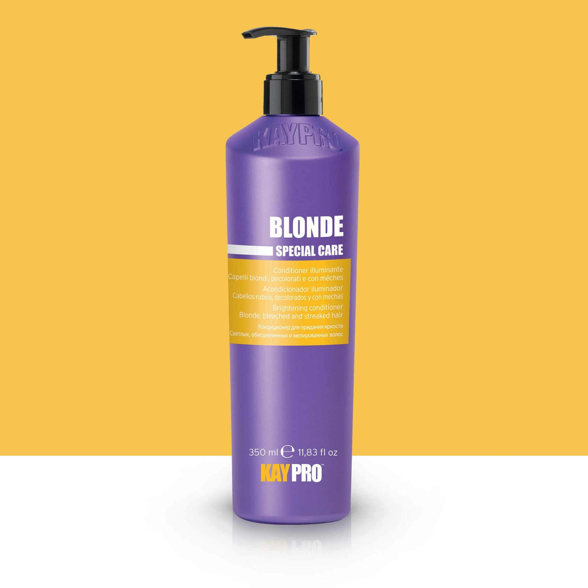 KAYPRO Blonde - Acondicionador iluminador para cabellos rubios decolorados con mechas 350 ml.
