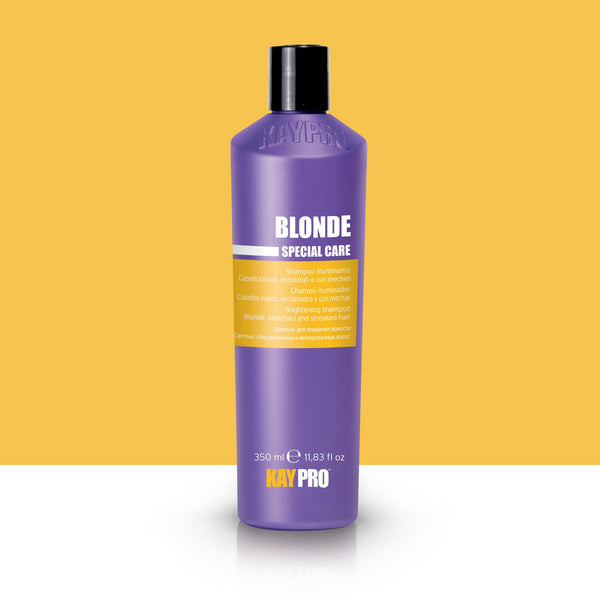 KAYPRO Blonde - Champu iluminador para cabellos rubios decolorados con mechas 350 ml.
