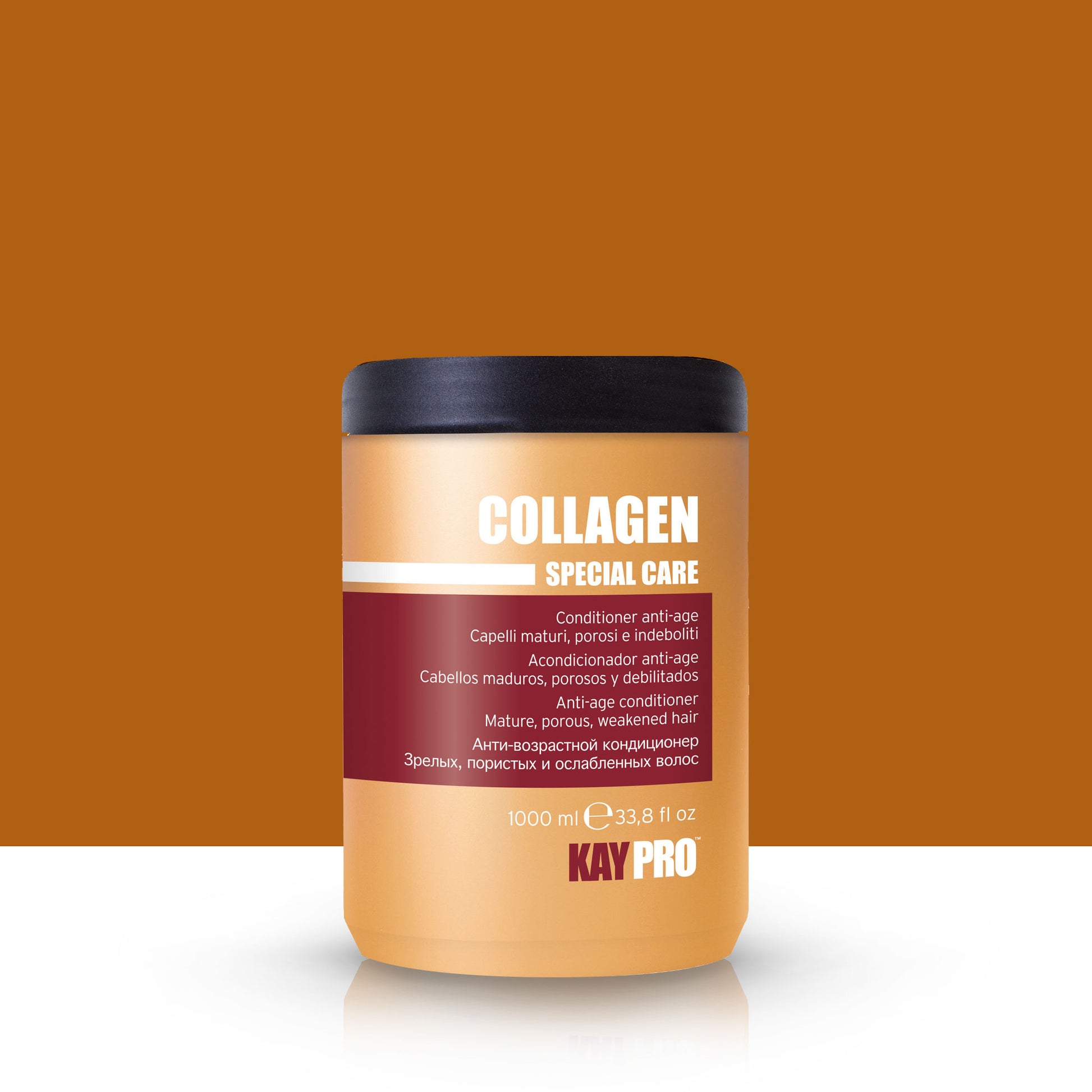 KAYPRO Collagen - Acondicionador con colágeno para cabello maduro poroso y débil 1000 ml.