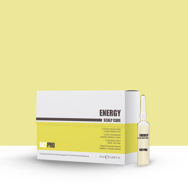 KAYPRO Energy - Loción energizante anti-caida de cabello fino y débil 12x10 ml.