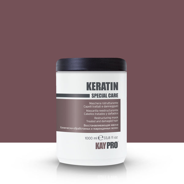 KAYPRO Keratin - Mascarilla reestructurante para cabello tratado y dañado 1000 ml.