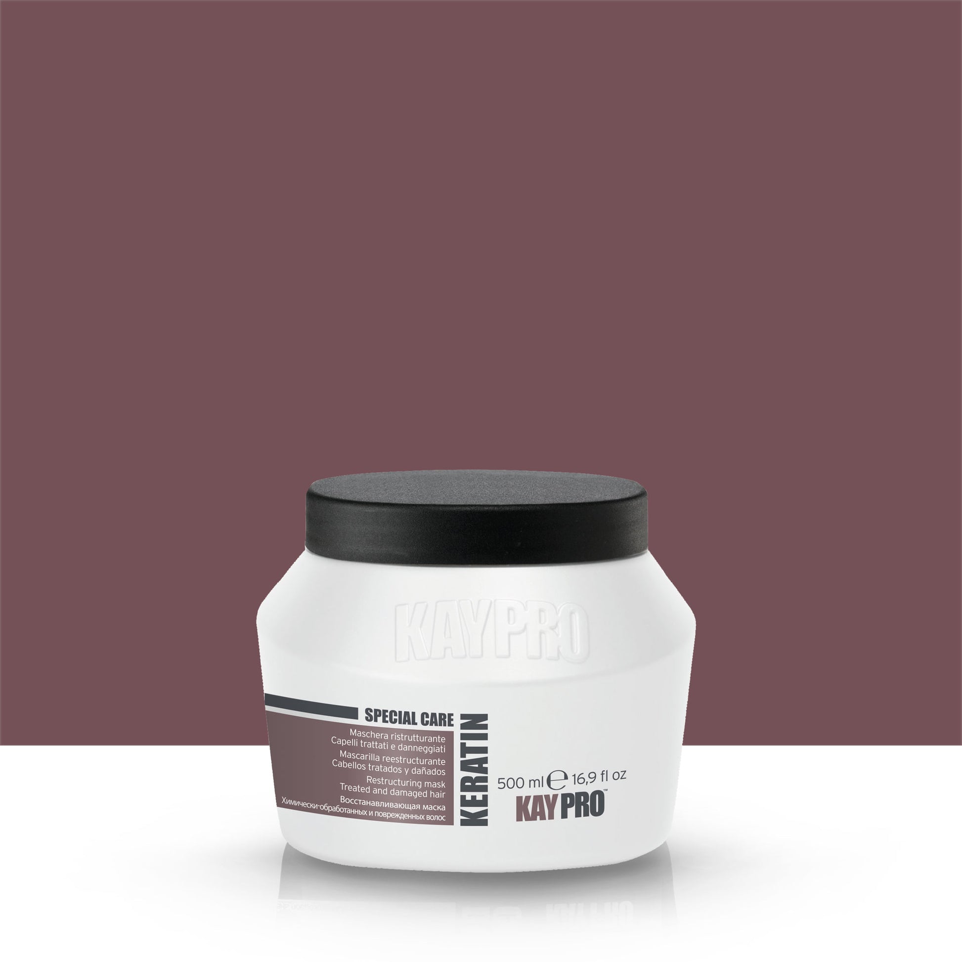 KAYPRO Keratin - Mascarilla reestructurante para cabello tratado y dañado 500 ml.