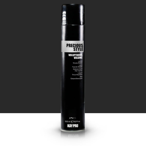 KAYPRO Precious Style - Laca spray fijación media para todo tipo de cabello 500 ml.