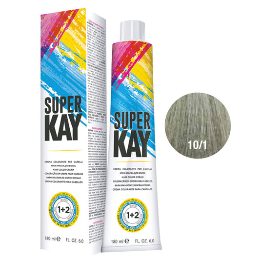 SUPER KAY CREMA COLORANTE 10/1 - RUBIO CENIZO PLATINADO